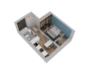 1-к квартира, вторичка, 39м2, 12/18 этаж