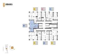 2-к квартира, вторичка, 46м2, 26/32 этаж