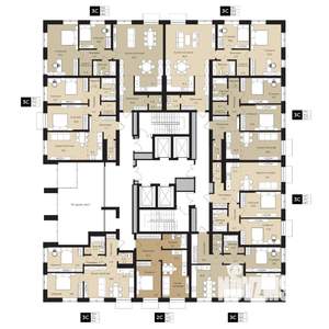 2-к квартира, вторичка, 69м2, 2/25 этаж