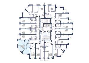 2-к квартира, вторичка, 44м2, 30/34 этаж