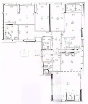 5-к квартира, вторичка, 167м2, 24/25 этаж