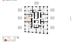 2-к квартира, вторичка, 34м2, 22/20 этаж