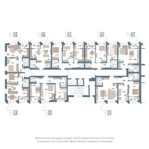 2-к квартира, вторичка, 55м2, 10/14 этаж
