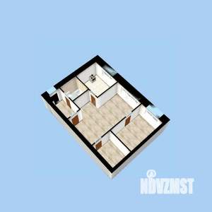 2-к квартира, вторичка, 42м2, 1/5 этаж
