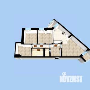 3-к квартира, вторичка, 109м2, 2/6 этаж