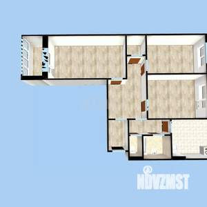 3-к квартира, вторичка, 78м2, 5/9 этаж