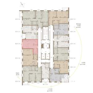 1-к квартира, вторичка, 32м2, 15/25 этаж