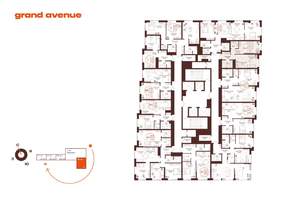 2-к квартира, вторичка, 44м2, 27/32 этаж