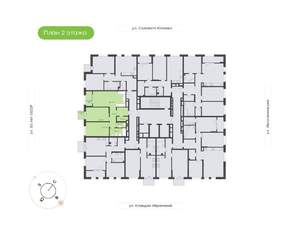 2-к квартира, вторичка, 74м2, 2/12 этаж