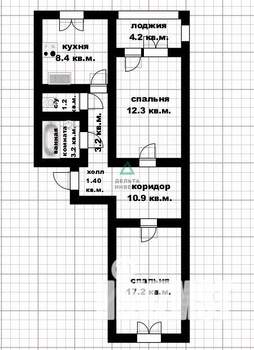 2-к квартира, вторичка, 56м2, 5/10 этаж