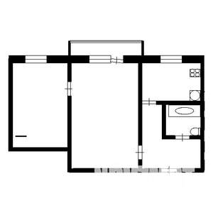 2-к квартира, вторичка, 48м2, 4/5 этаж
