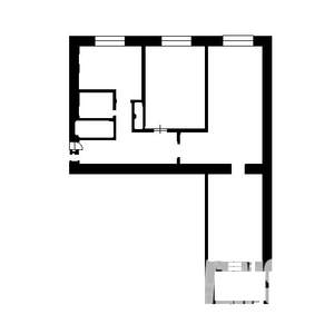 3-к квартира, вторичка, 57м2, 6/9 этаж