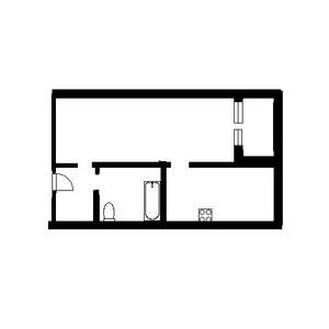 1-к квартира, вторичка, 30м2, 8/25 этаж