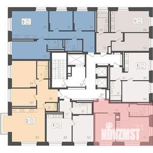 1-к квартира, вторичка, 51м2, 11/23 этаж