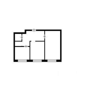 2-к квартира, вторичка, 43м2, 6/9 этаж