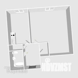 1-к квартира, вторичка, 39м2, 1/9 этаж