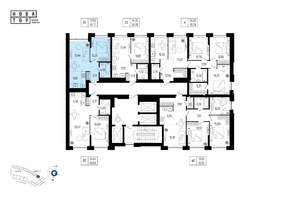 2-к квартира, вторичка, 44м2, 23/25 этаж