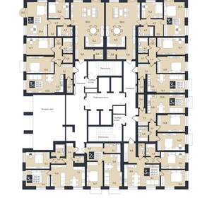 1-к квартира, вторичка, 45м2, 2/25 этаж