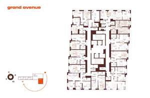 2-к квартира, вторичка, 44м2, 23/32 этаж