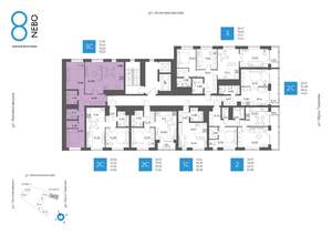 3-к квартира, вторичка, 75м2, 7/17 этаж