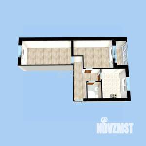 2-к квартира, вторичка, 55м2, 2/5 этаж