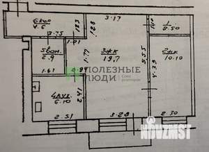 2-к квартира, вторичка, 45м2, 4/5 этаж