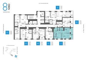 2-к квартира, вторичка, 61м2, 14/20 этаж