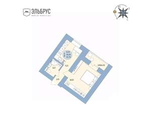 1-к квартира, вторичка, 33м2, 15/20 этаж