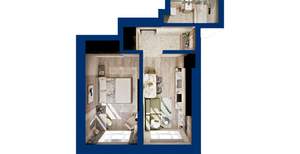 1-к квартира, вторичка, 36м2, 5/25 этаж