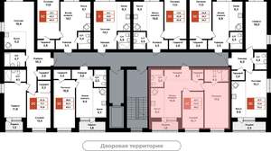 3-к квартира, вторичка, 66м2, 4/8 этаж