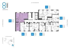 3-к квартира, вторичка, 75м2, 3/17 этаж