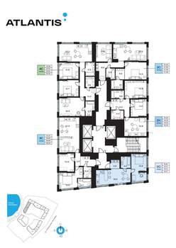 2-к квартира, вторичка, 45м2, 16/32 этаж