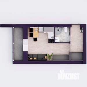 Студия квартира, вторичка, 25м2, 3/20 этаж