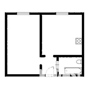 1-к квартира, вторичка, 22м2, 1/9 этаж