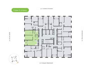 2-к квартира, вторичка, 71м2, 9/25 этаж