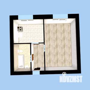 1-к квартира, вторичка, 33м2, 2/3 этаж