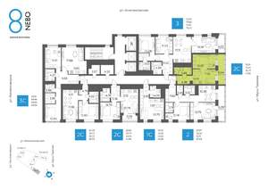 2-к квартира, вторичка, 36м2, 12/20 этаж