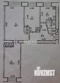 3-к квартира, вторичка, 58м2, 1/5 этаж