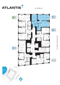 3-к квартира, вторичка, 70м2, 18/32 этаж