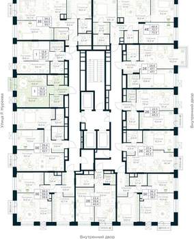 Студия квартира, вторичка, 33м2, 25/30 этаж