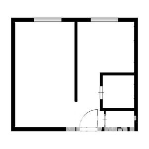 1-к квартира, вторичка, 33м2, 1/10 этаж