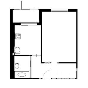1-к квартира, вторичка, 36м2, 12/12 этаж
