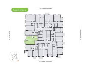 1-к квартира, вторичка, 42м2, 5/18 этаж