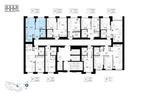 2-к квартира, вторичка, 40м2, 5/25 этаж