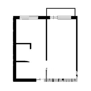 1-к квартира, вторичка, 35м2, 8/9 этаж