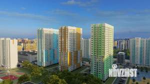 2-к квартира, строящийся дом, 67м2, 15/27 этаж