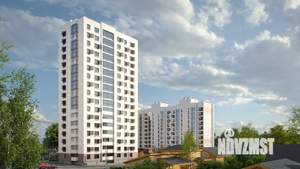 1-к квартира, строящийся дом, 40м2, 9/10 этаж