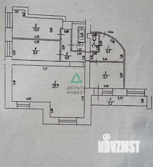 3-к квартира, вторичка, 72м2, 16/16 этаж