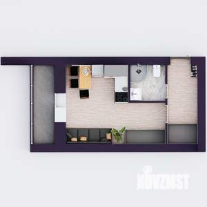Студия квартира, вторичка, 25м2, 15/20 этаж