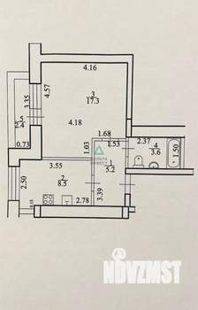 1-к квартира, вторичка, 35м2, 11/15 этаж